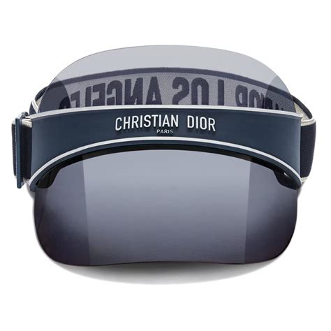 visiera dior gialla|DiorClub V1U Visiera Dior Oblique blu .